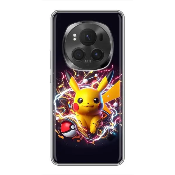 Чехол с принтом «Пикачу с мячом» для Huawei Honor Magic 6 Pro