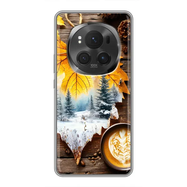 Чехол с принтом «Осенне-зимний кофе» для Huawei Honor Magic 6 Pro Чехол с принтом «Осенне-зимний кофе» для Huawei Honor Magic 6 Pro