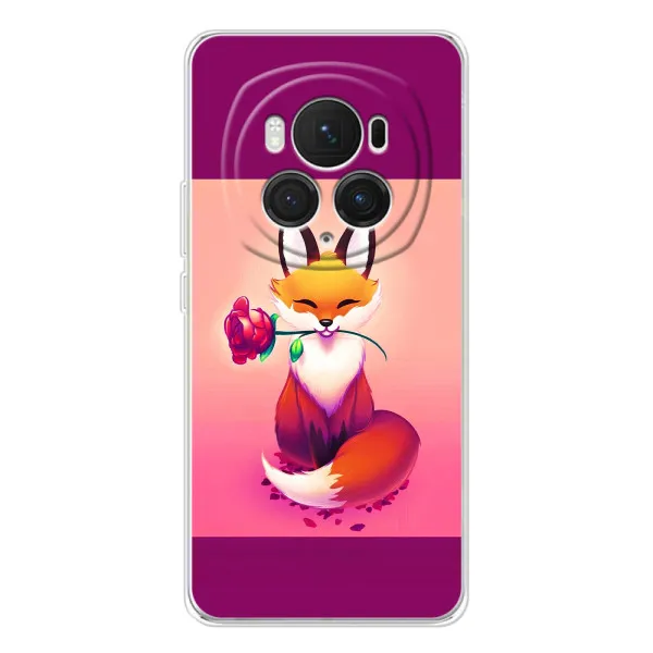 Чехол с принтом «Лисичка с розочкой» для Huawei Honor Magic 7 Pro