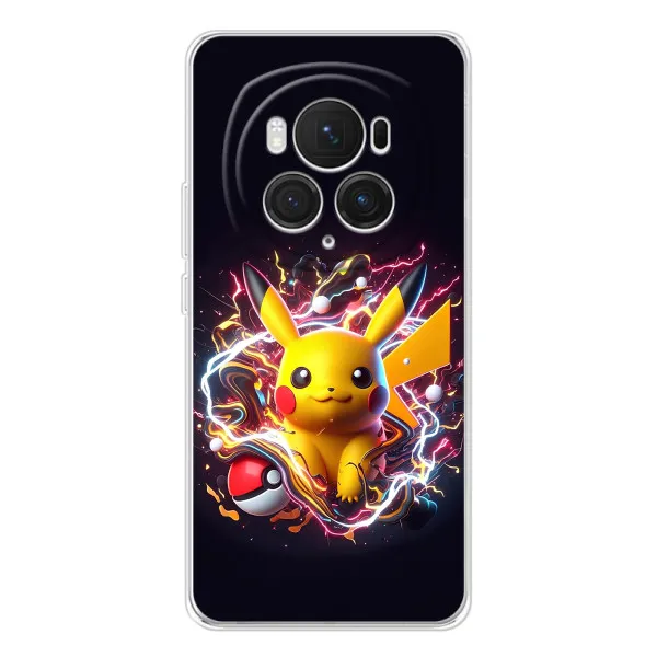 Чехол с принтом «Пикачу с мячом» для Huawei Honor Magic 7 Pro Чехол с принтом «Пикачу с мячом» для Huawei Honor Magic 7 Pro
