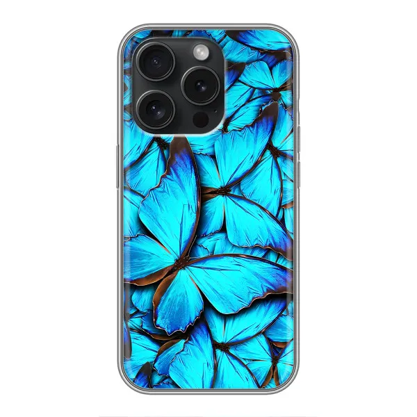 Чехол с принтом «Синие бабочки» для Huawei Honor Play 60 Plus Чехол с принтом «Синие бабочки» для Huawei Honor Play 60 Plus