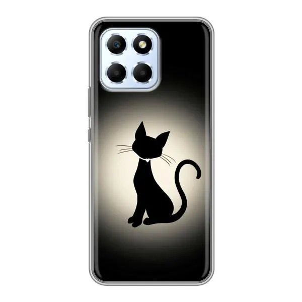 Чехол с принтом «Силуэт котика» для Huawei Honor X6
