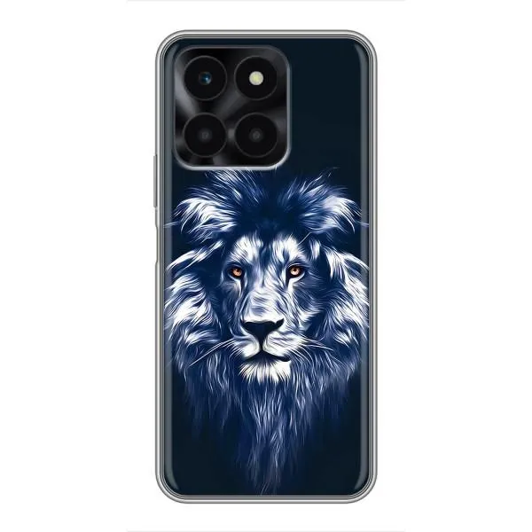 Чохол з принтом «Синій Лев» для Huawei Honor X6a Чохол з принтом «Синій Лев» для Huawei Honor X6a
