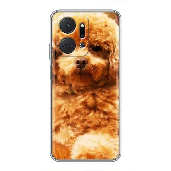 Чехол с принтом «Щенок Бишон» для Huawei Honor X7a