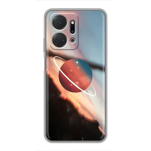 Чехол с принтом «Сатурн» для Huawei Honor X7a Чехол с принтом «Сатурн» для Huawei Honor X7a