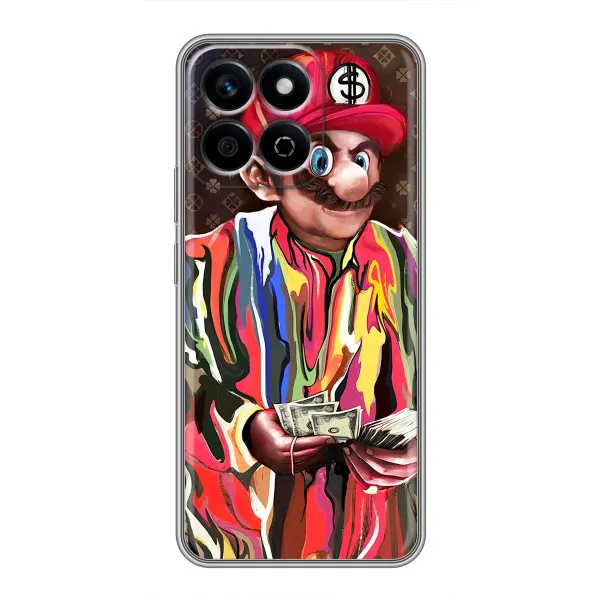 Чехол с принтом «Mario LV» для Huawei Honor X7c