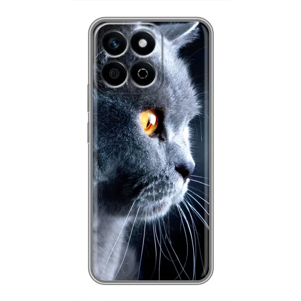 Чехол с принтом «Серый Кот» для Huawei Honor X7c Чехол с принтом «Серый Кот» для Huawei Honor X7c