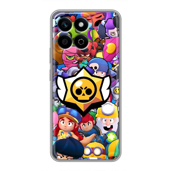 Чехол с принтом «Лого Brawl Stars» для Huawei Honor X7c