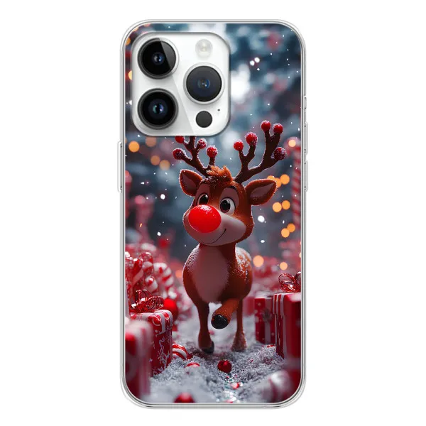 Чехол с принтом «Олень среди подарков» для Huawei Honor X7d
