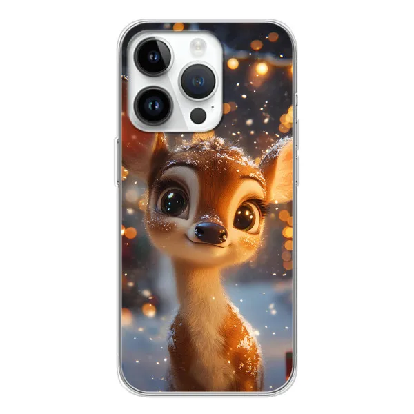 Чехол с принтом «Олененок среди гирлянд» для Huawei Honor X7d