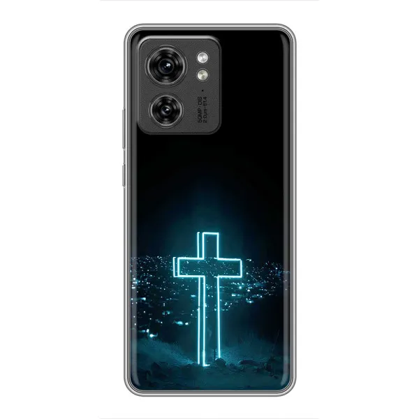 Чехол с принтом «Крест и город» для Huawei Honor X8 5G