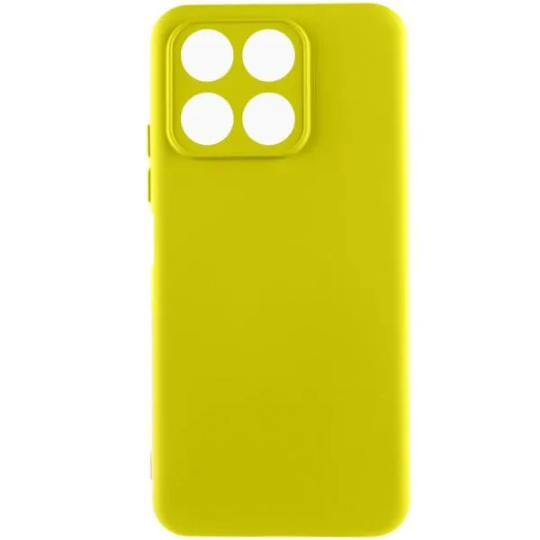 Чехол Silicone Cover Lakshmi Full Camera (A) для Huawei Honor X8a — Желтый — фото 1