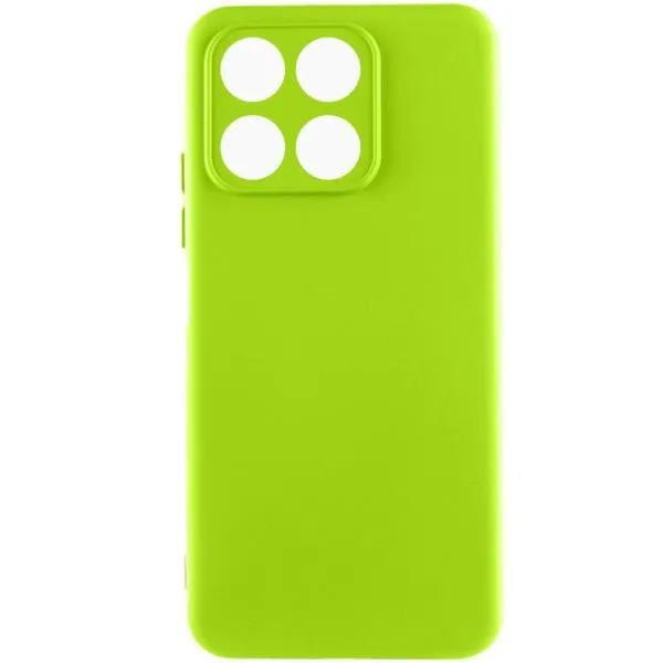 Чехол Silicone Cover Lakshmi Full Camera (A) для Huawei Honor X8a — Салатовый