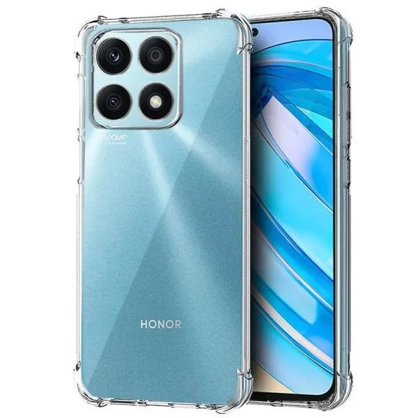 TPU чехол GETMAN Ease logo усиленные углы для Huawei Honor X8a — Прозрачный — фото 1 TPU чехол GETMAN Ease logo усиленные углы для Huawei Honor X8a — Прозрачный — фото 1