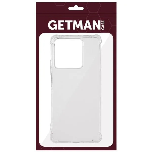 TPU чехол GETMAN Ease logo усиленные углы для Huawei Honor X8a — Прозрачный — фото 2 TPU чехол GETMAN Ease logo усиленные углы для Huawei Honor X8a — Прозрачный — фото 2