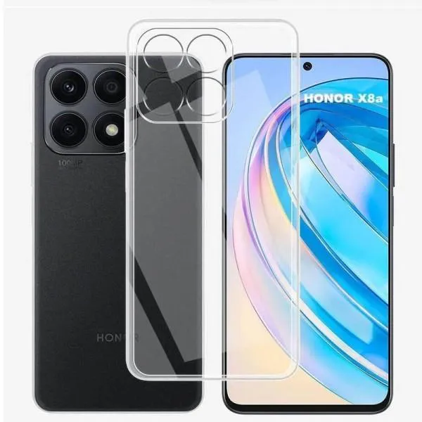 TPU чехол Epic Transparent 1,5mm Full Camera для Huawei Honor X8a — Прозрачный TPU чехол Epic Transparent 1,5mm Full Camera для Huawei Honor X8a — Прозрачный