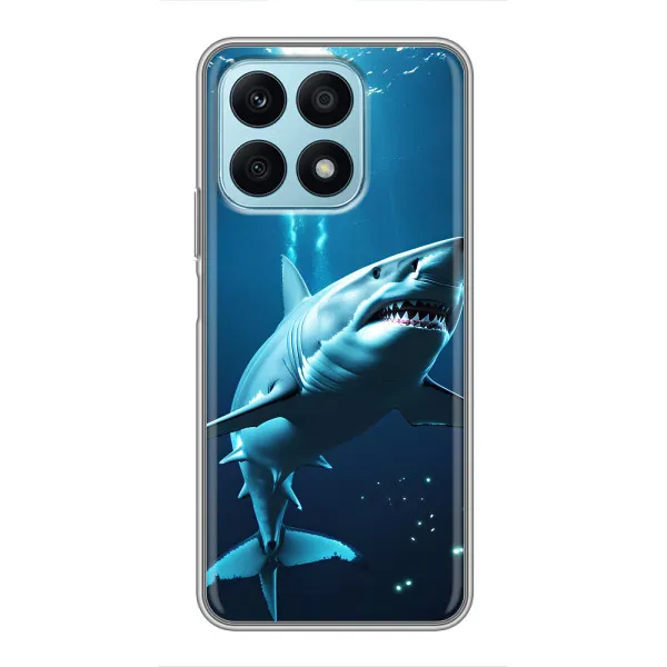 Чехол с принтом «Акула под водой» для Huawei Honor X8a Чехол с принтом «Акула под водой» для Huawei Honor X8a