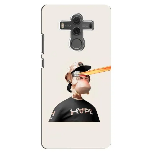 Чехол с принтом «обезьяна NFT в очках» для Huawei Mate 10