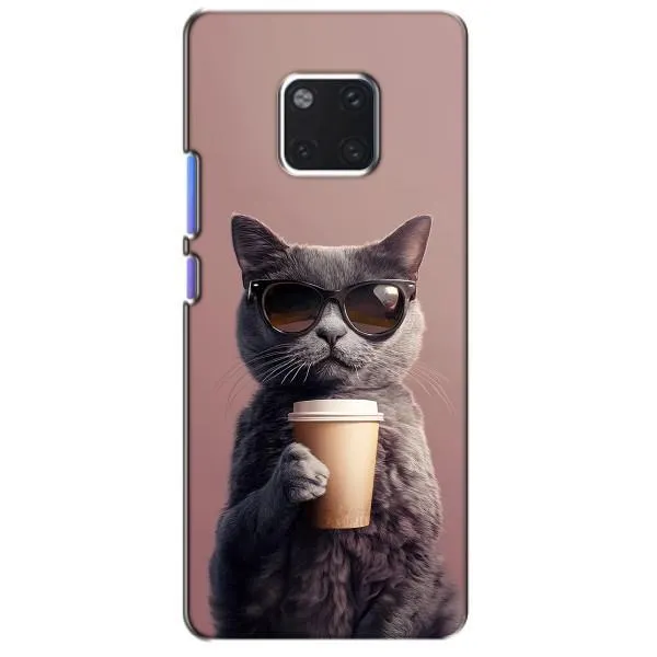 Чехол с принтом «Кот с кофе» для Huawei Mate 20 Pro (LYA-L09, LYA-L29) Чехол с принтом «Кот с кофе» для Huawei Mate 20 Pro (LYA-L09, LYA-L29)