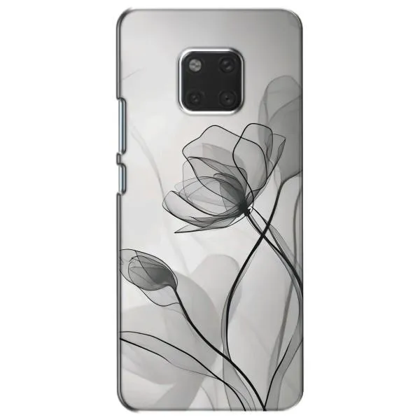 Чехол с принтом «Черные цветы» для Huawei Mate 20 (HMA-L09, HMA-L29) Чехол с принтом «Черные цветы» для Huawei Mate 20 (HMA-L09, HMA-L29)