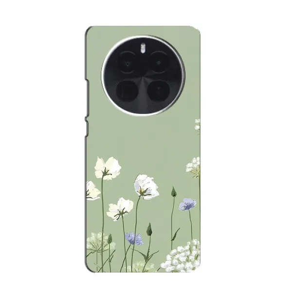Чехол с принтом «Цветы на зеленом» для Huawei Mate 80 Pro Max Wind