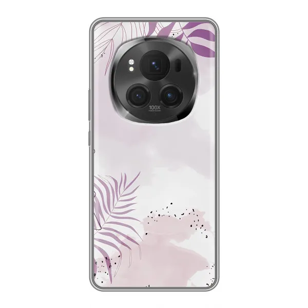 Чехол с принтом «Фиолетовые листья» для Huawei Mate 80 RS Ultimate