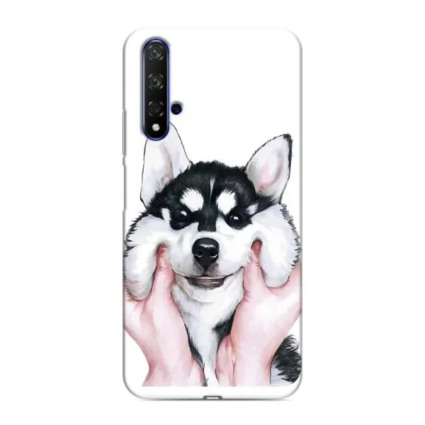 Чехол с принтом «Довольный Хаски» для Huawei Nova 5T