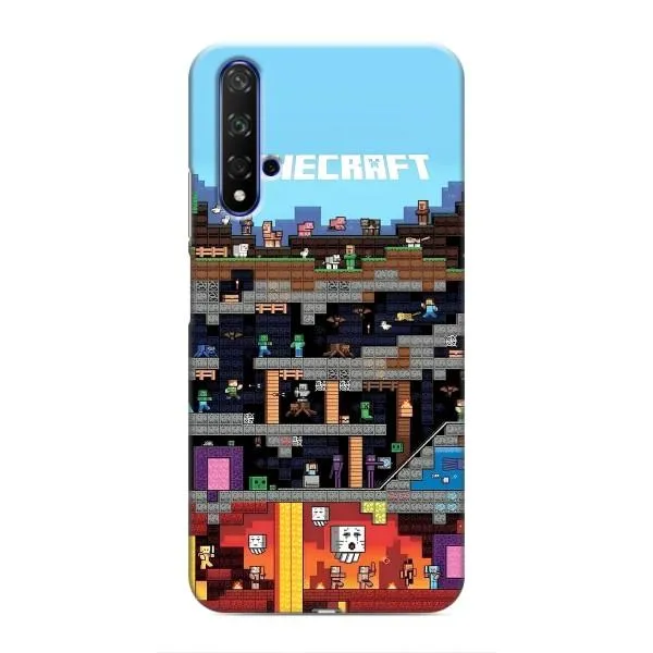 Чехол с принтом «фон Minecraft» для Huawei Nova 5T