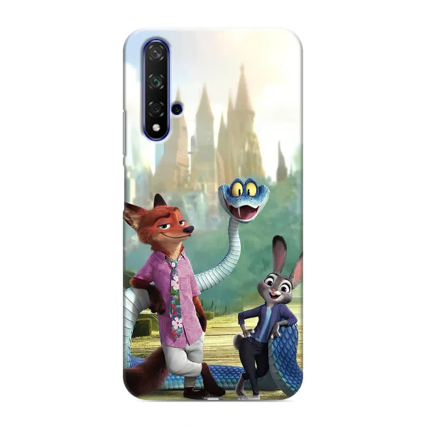 Чехол с принтом «Герои мультфильма Зверополис» для Huawei Nova 5T Чехол с принтом «Герои мультфильма Зверополис» для Huawei Nova 5T