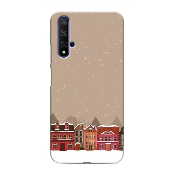 Чехол с принтом «Зимний город» для Huawei Nova 5T