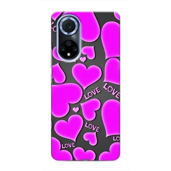 Чехол с принтом «Pink hearts» для Huawei Nova 9 SE Чехол с принтом «Pink hearts» для Huawei Nova 9 SE