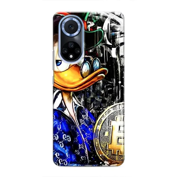 Чехол с принтом «Биткойн Скрудж» для Huawei Nova 9 SE