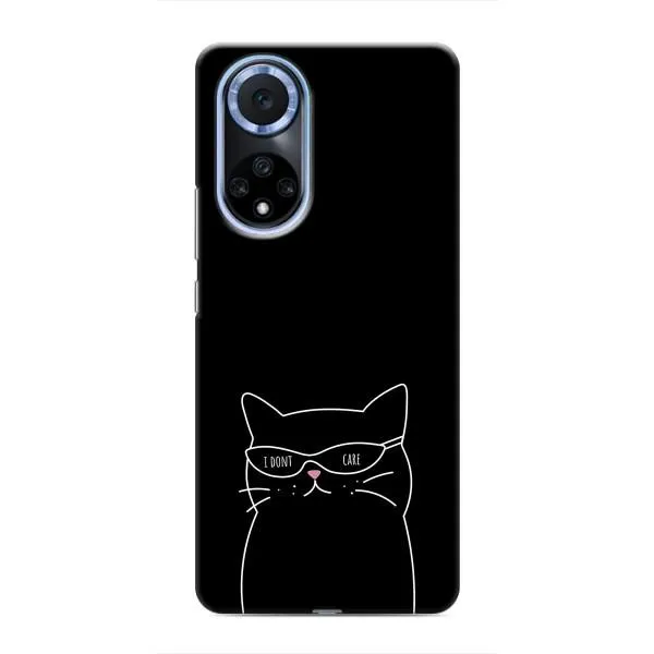 Чехол с принтом «Равнодушный кот» для Huawei Nova 9 SE