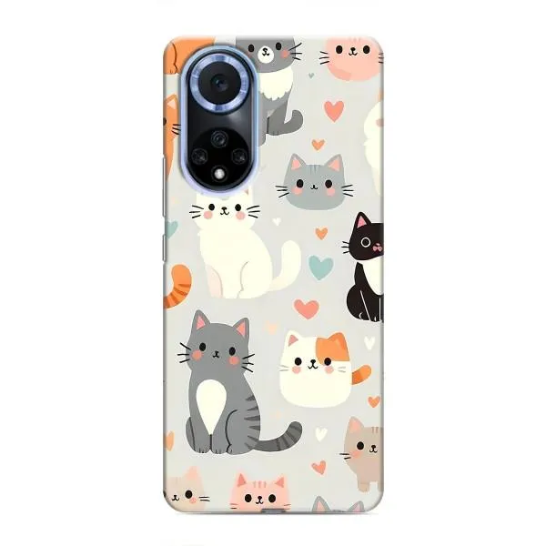 Чехол с принтом «Коллаж котов» для Huawei Nova 9 SE