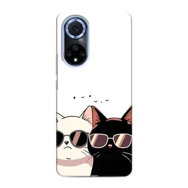 Чехол с принтом «Коты в очках» для Huawei Nova 9 SE