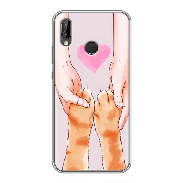 Чехол с принтом «Любовь к котикам» для Huawei P Smart 2019