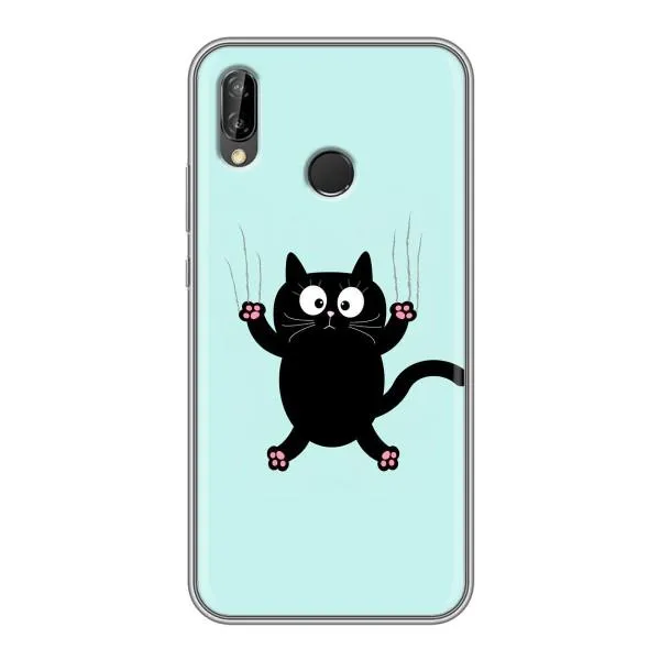 Чехол с принтом «Падающий кот» для Huawei P Smart 2019 Чехол с принтом «Падающий кот» для Huawei P Smart 2019
