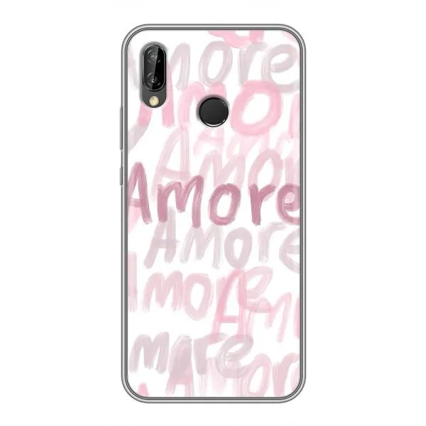 Чехол с принтом «Аморе любовь» для Huawei P Smart 2019 Чехол с принтом «Аморе любовь» для Huawei P Smart 2019