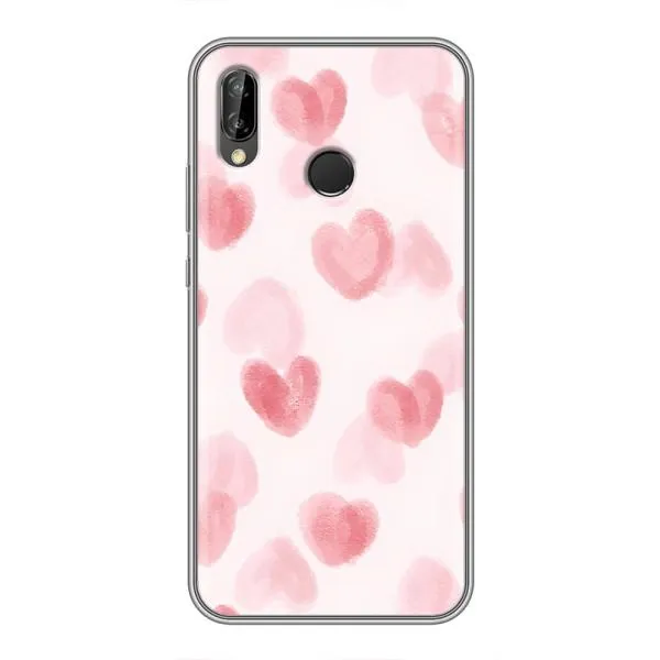 Чехол с принтом «Розовые сердечки» для Huawei P Smart 2019 Чехол с принтом «Розовые сердечки» для Huawei P Smart 2019