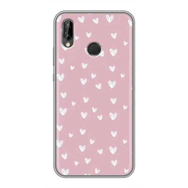 Чехол с принтом «Сердечки на розовом» для Huawei P Smart 2019 Чехол с принтом «Сердечки на розовом» для Huawei P Smart 2019