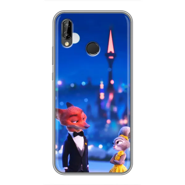 Чехол с принтом «Романтический вечер Зверополис» для Huawei P Smart 2019 Чехол с принтом «Романтический вечер Зверополис» для Huawei P Smart 2019