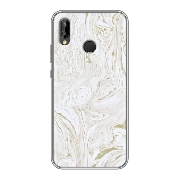 Чехол с принтом «Белый мрамор» для Huawei P Smart 2019 Чехол с принтом «Белый мрамор» для Huawei P Smart 2019