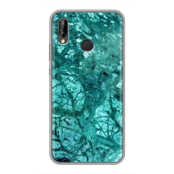 Чехол с принтом «Зеленый мрамор» для Huawei P Smart 2019 Чехол с принтом «Зеленый мрамор» для Huawei P Smart 2019