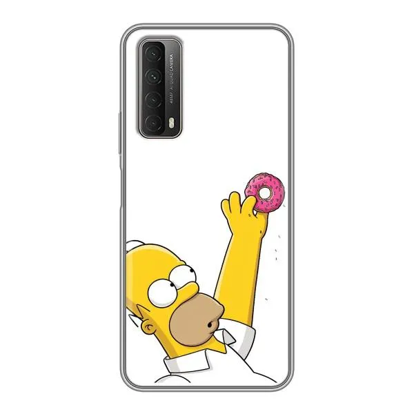 Чехол с принтом «Гомер с пончиком» для Huawei P Smart 2021