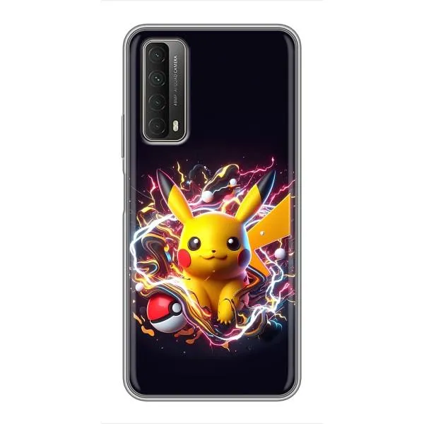 Чехол с принтом «Пикачу с мячом» для Huawei P Smart 2021
