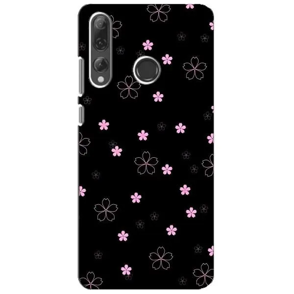 Чехол с принтом «Розовые цветы на черном» для Huawei P Smart Plus 2019 Чехол с принтом «Розовые цветы на черном» для Huawei P Smart Plus 2019