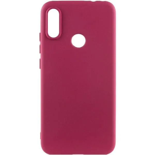 Чехол TPU GETMAN Liquid Silk для Huawei P Smart+ (nova 3i) — Бордовый — фото 1
