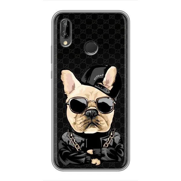 Чехол с принтом «Стильная собака» для Huawei P Smart Plus (Nova 3i, INE-LX1)