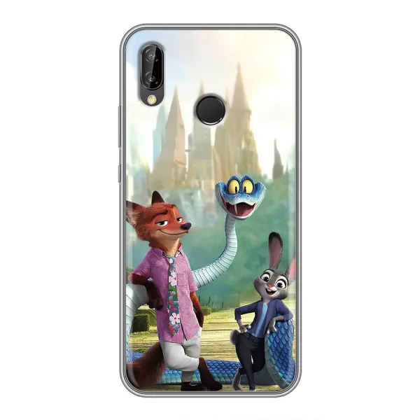 Чехол с принтом «Герои мультфильма Зверополис» для Huawei P Smart Plus (Nova 3i, INE-LX1)