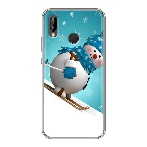 Чехол с принтом «Снеговик на лыжах» для Huawei P Smart Plus (Nova 3i, INE-LX1) Чехол с принтом «Снеговик на лыжах» для Huawei P Smart Plus (Nova 3i, INE-LX1)